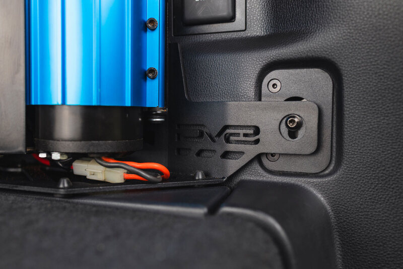 DV8 Offroad 25-26 Toyota 4Runner i-Force MAX Compressor Mount - Micro Texture Black Powder Coat - CMTF3-01 Photo - Close Up