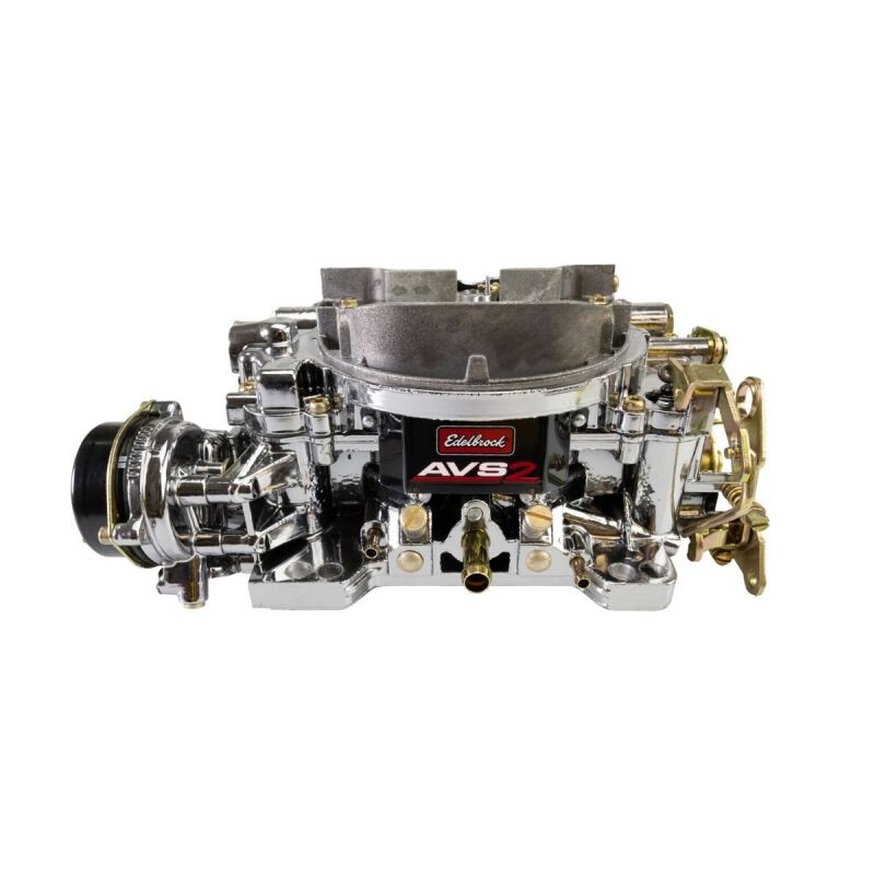 Edelbrock AVS2 650 CFM Carburetor Electric Choke - Chrome Plasma Finish - 1906-CP Photo - Primary
