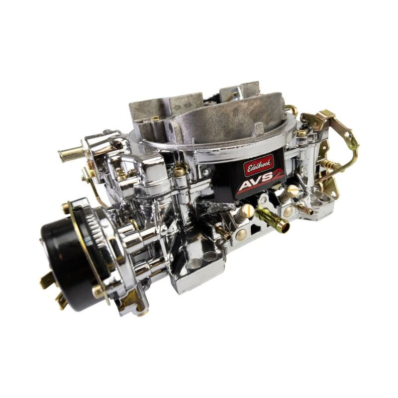Edelbrock AVS2 650 CFM Carburetor Electric Choke - Chrome Plasma Finish - 1906-CP Photo - out of package
