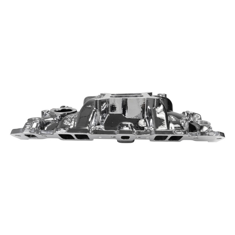 Edelbrock Chevy SB Performer EPS Intake Manifold w/ Oil Fill Tube - Chrome Plasma - 2703-CP Photo - Primary
