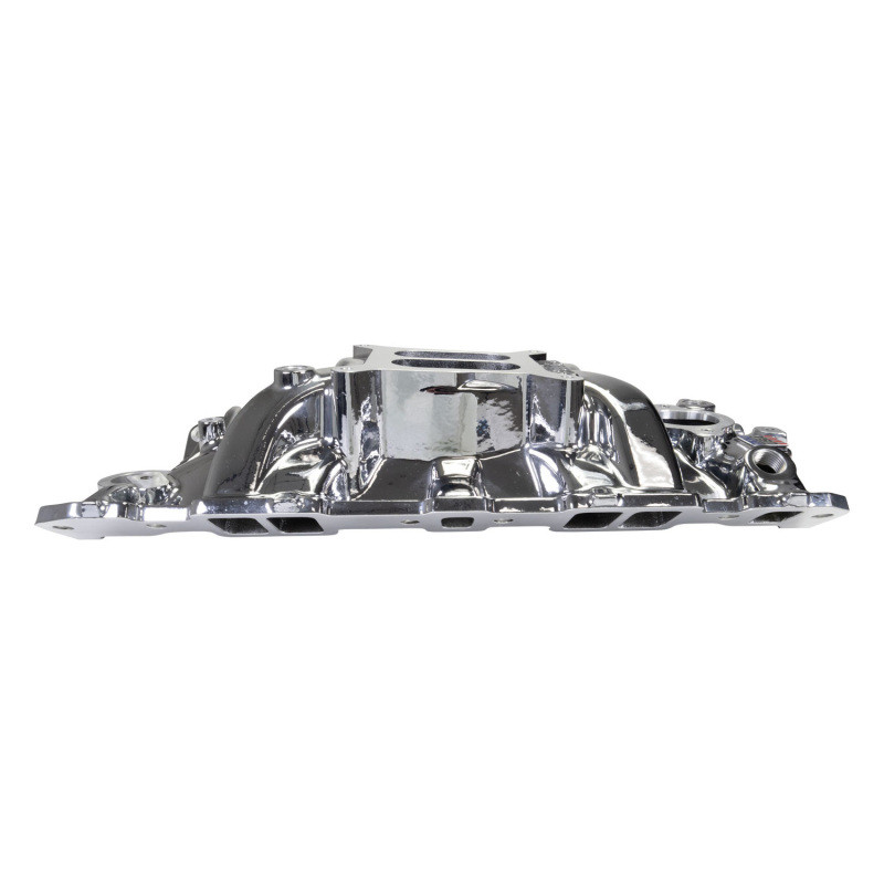 Edelbrock Chevy SB Performer EPS Intake Manifold w/ Oil Fill Tube - Chrome Plasma - 2703-CP Photo - Primary