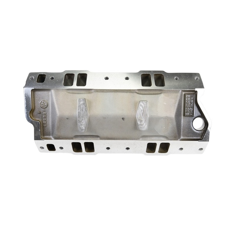 Edelbrock Chevy SB Victor Jr. 23 Degree Black Plasma Intake Manifold - 2975-BP Photo - out of package