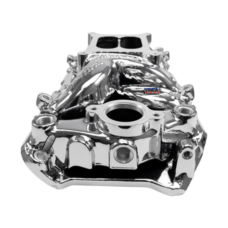 Edelbrock RPM Air-Gap Intake Manifold for Big-Block Chevy Oval Port - Chrome Plasma Finish - 7561-CP Photo - out of package