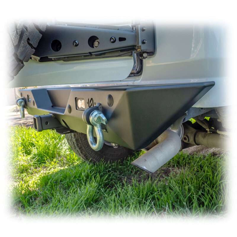 Turn Offroad 2018+ Jeep JL Rear Bumper w/ Hitch & Lights - JLRB-03 Photo - Close Up