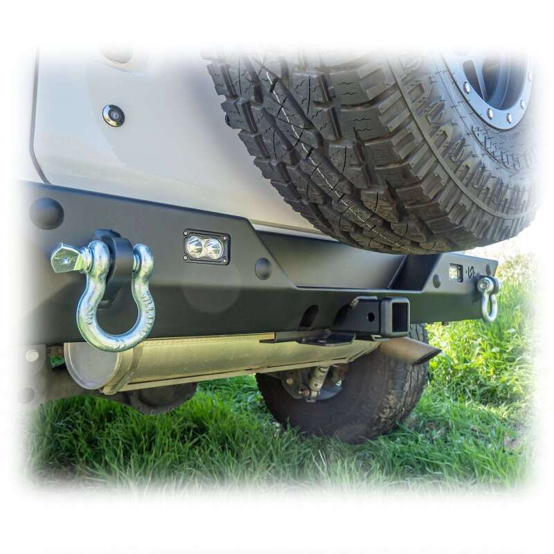 Turn Offroad 2018+ Jeep JL Rear Bumper w/ Hitch & Lights - JLRB-03 Photo - Close Up