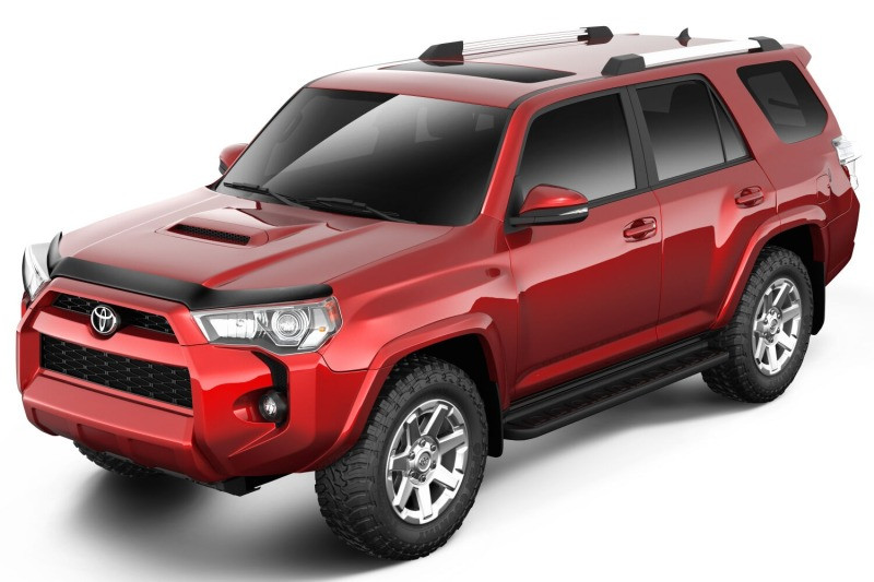 Husky Liners 10-24 Toyota 4Runner Hood Shield - Smoke - 2813071 Photo - Mounted