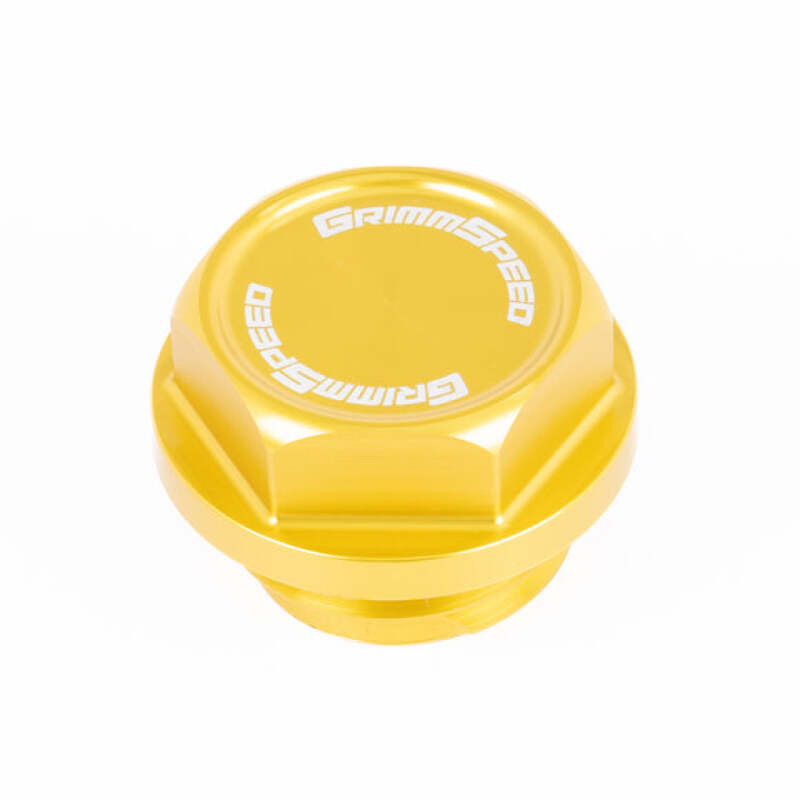 GrimmSpeed 89-22 Subaru All Models Bolt Oil Caps - Gold - GRM120014GLD User 1