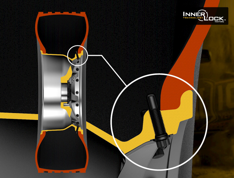 ICON 1.625in Wheel Pin w/ O-Ring - 605250 Technical Drawing