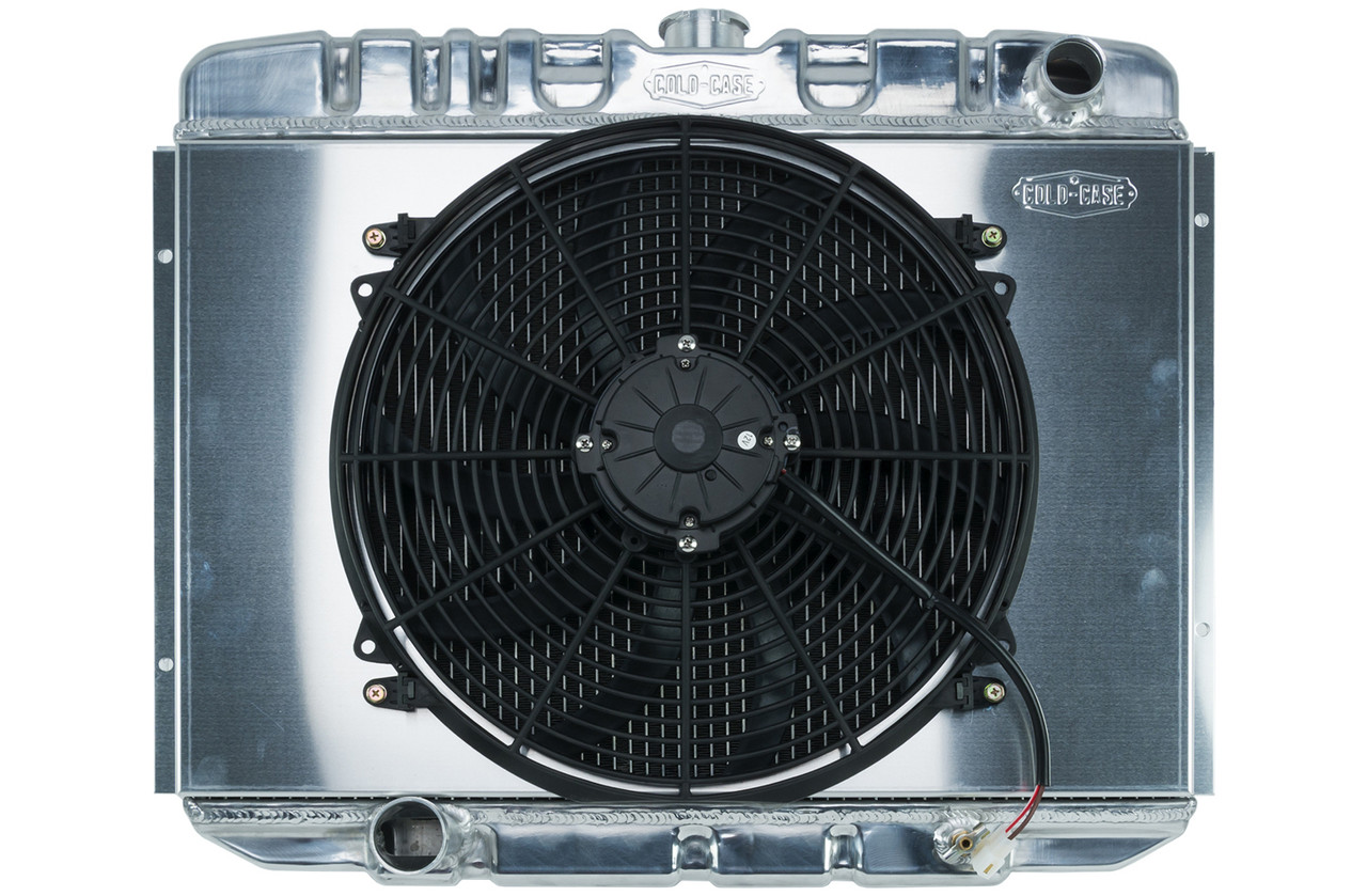67-70 Mustang BB 24in Ra diator & 16 Fan Kit MT