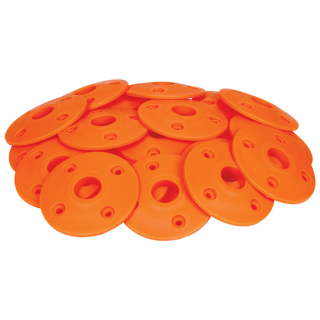 Scuff Plate Plastic Fluorescent Orange 25pk
