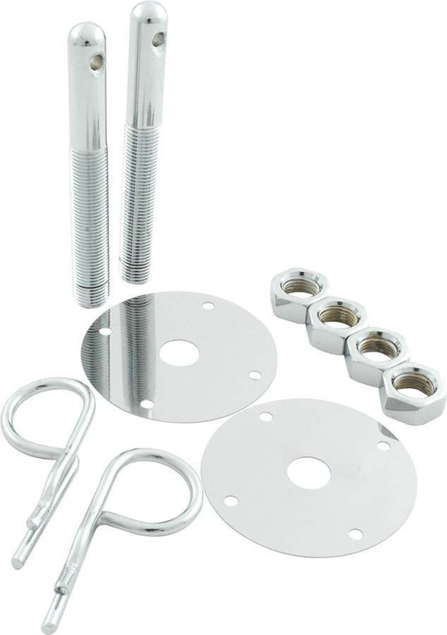 Steel Hood Pin Kit w/ 5/32in Hairpin Clips