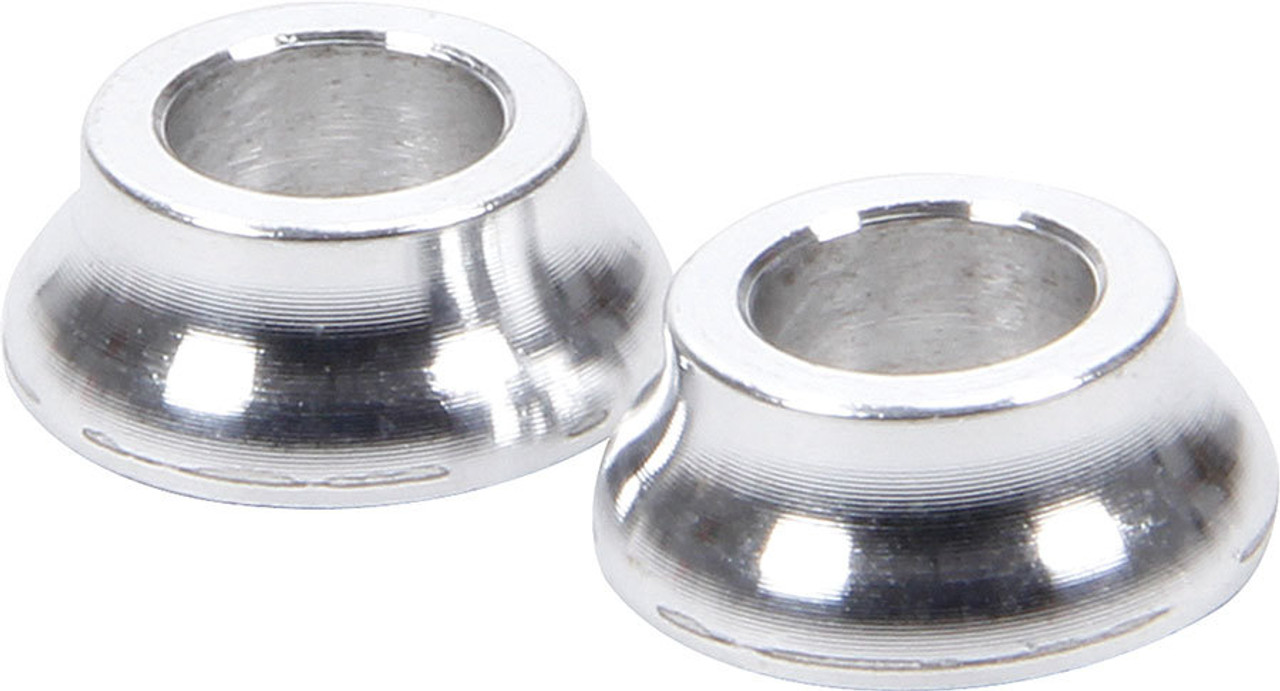 Tapered Spacers Aluminum 5/16in ID 1/4in Long