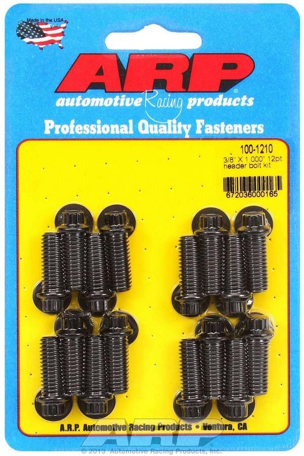 ARP 3/8in x 1.000in 12pt Header Bolt Kit - 100-1210