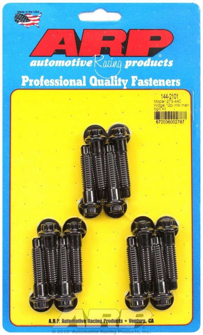 ARP Mopar 273-440 Wedge 12pt Intake Manifold Bolt Kit - 144-2101