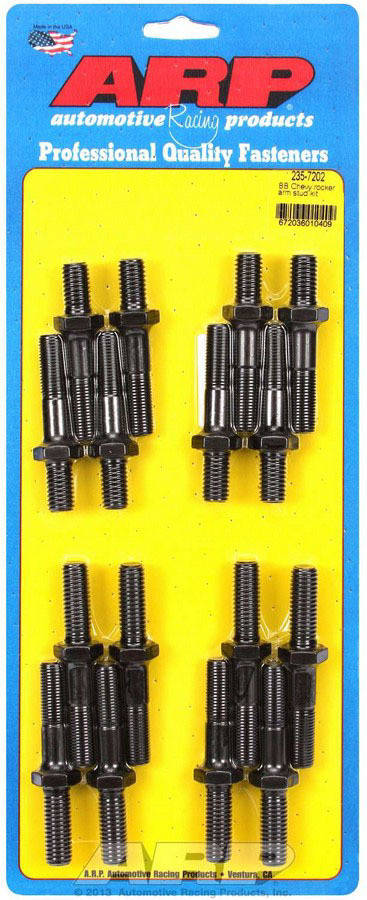 ARP BB Chevy Alum Head Intake-long Thread Rocker Arm Stud Kit - 235-7207