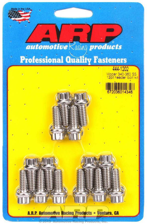 ARP Mopar 340-360 SS 12pt Header Bolt Kit - 444-1202