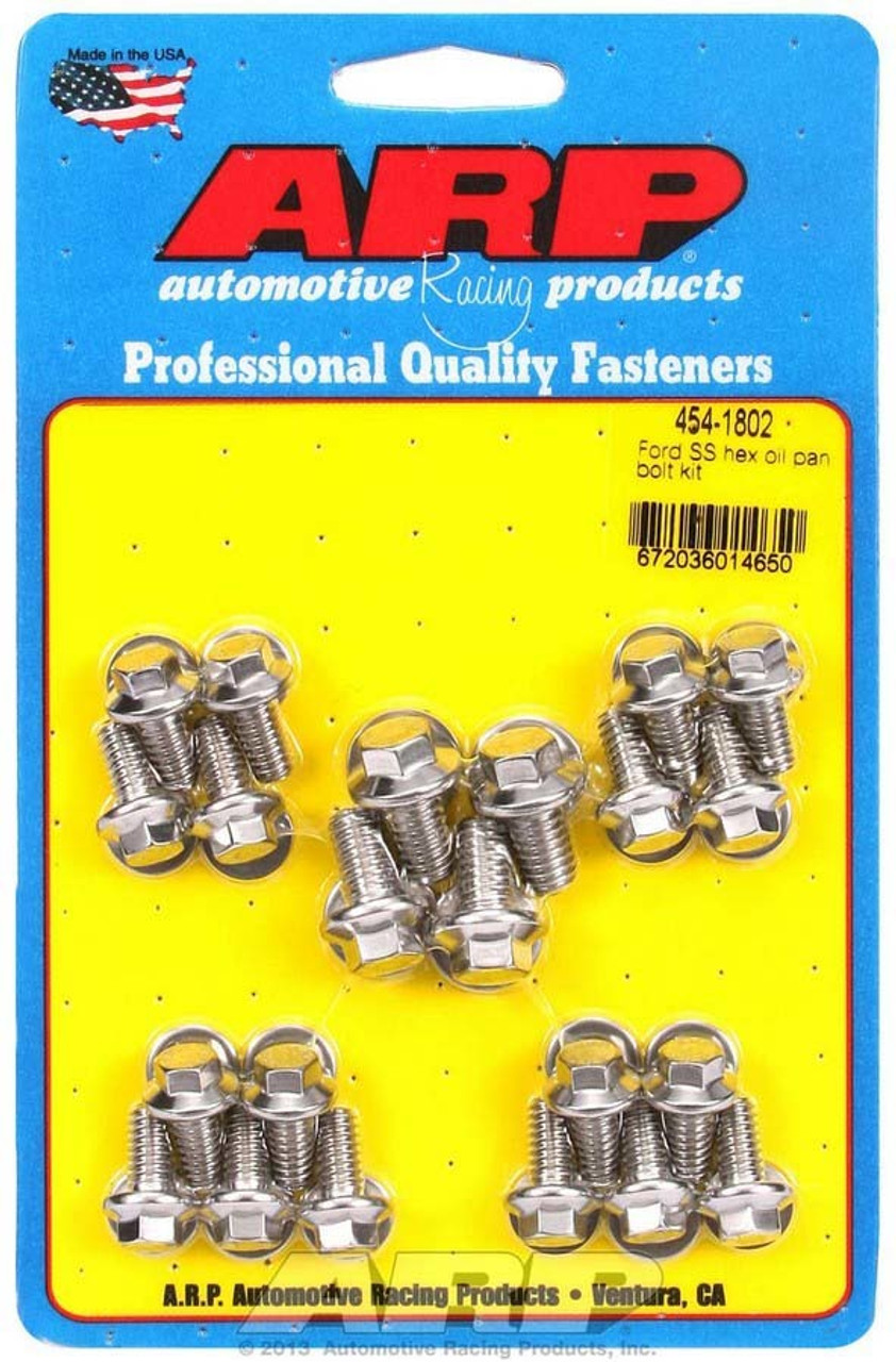 ARP Ford SS Hex Oil Pan Bolt Kit - 454-1802