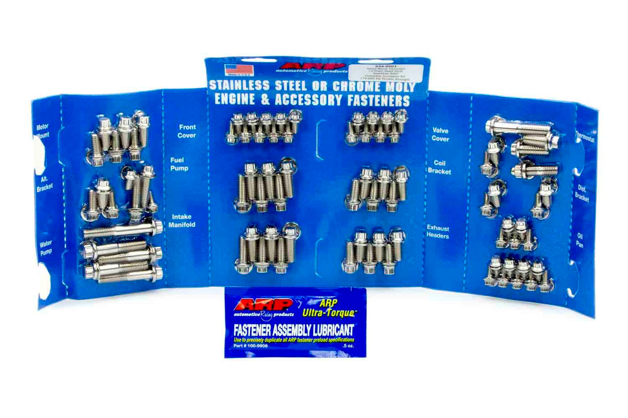 ARP Small Block Chevy Vortec 12pt Accessory Kit - 534-9504