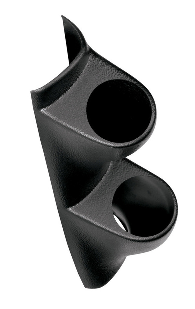 Autometer 79-93 Ford Mustang Dual 2 1/16 Inch Black Gauge Pod - 10100