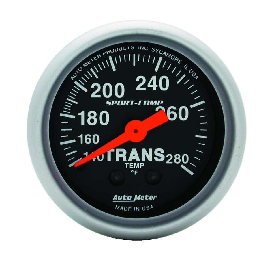 Autometer Sport Comp 140-280F Trans Temp Gauge - 3351
