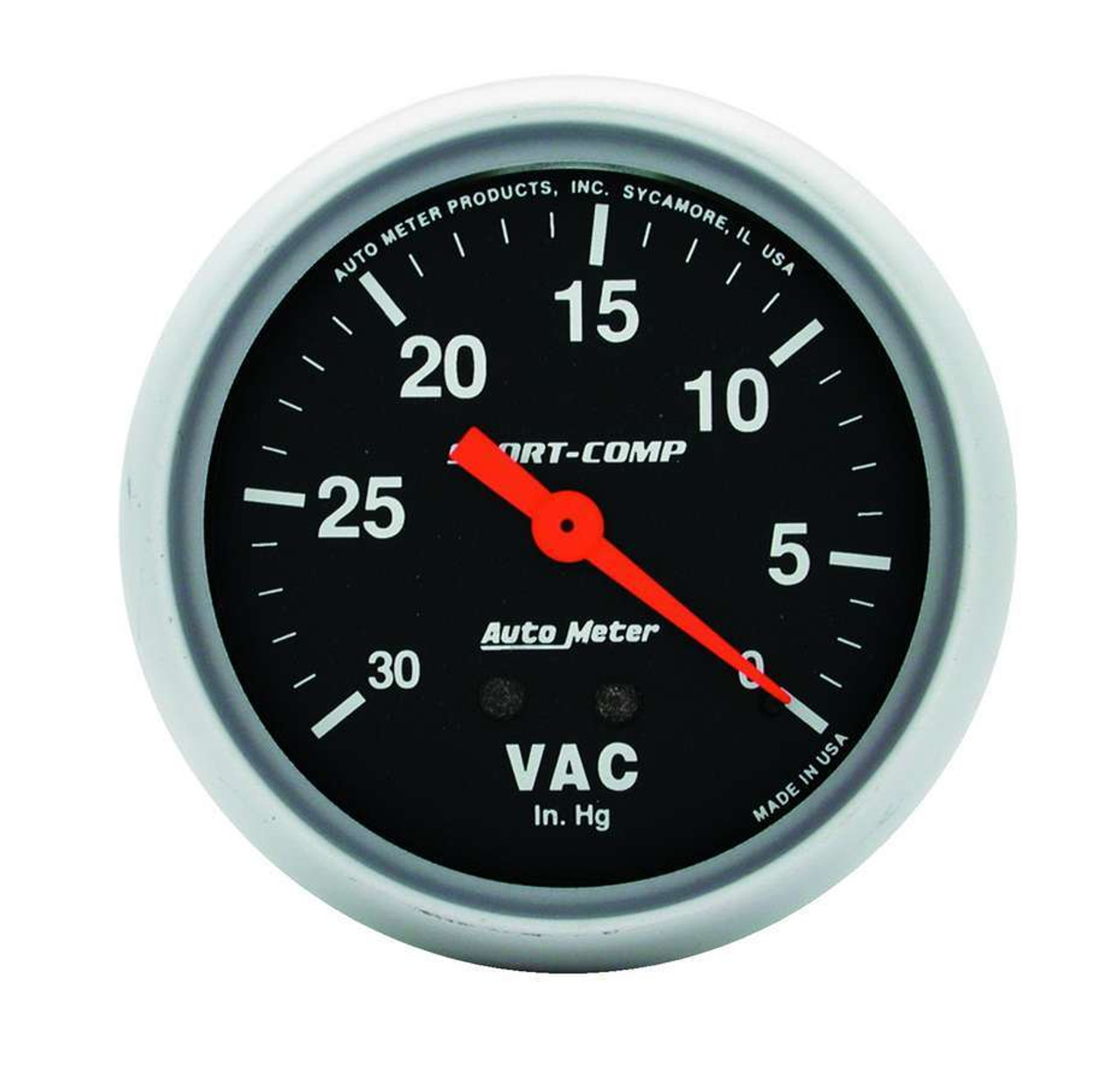 AutoMeter Gauge Vacuum 2-5/8in. 30Inhg Mechanical Sport-Comp - 3484
