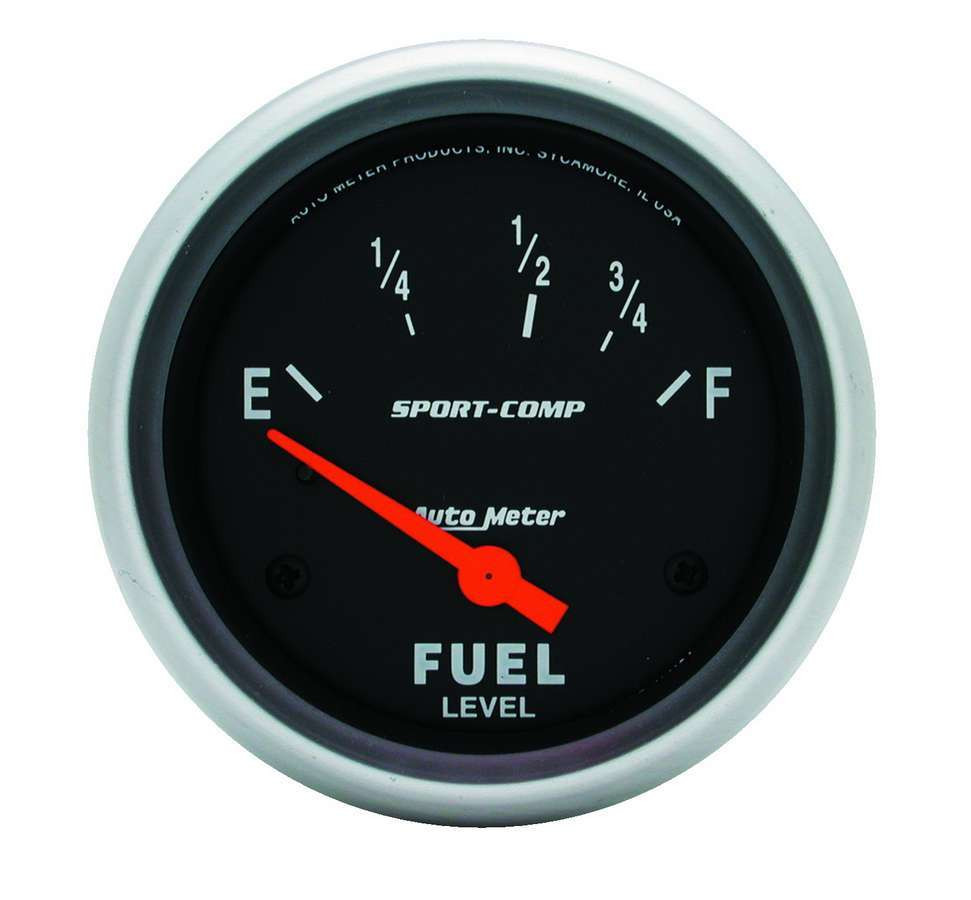 Autometer Sport-Comp 2 5/8in 24ohm-33ohm Fuel Level Gauge - 3516