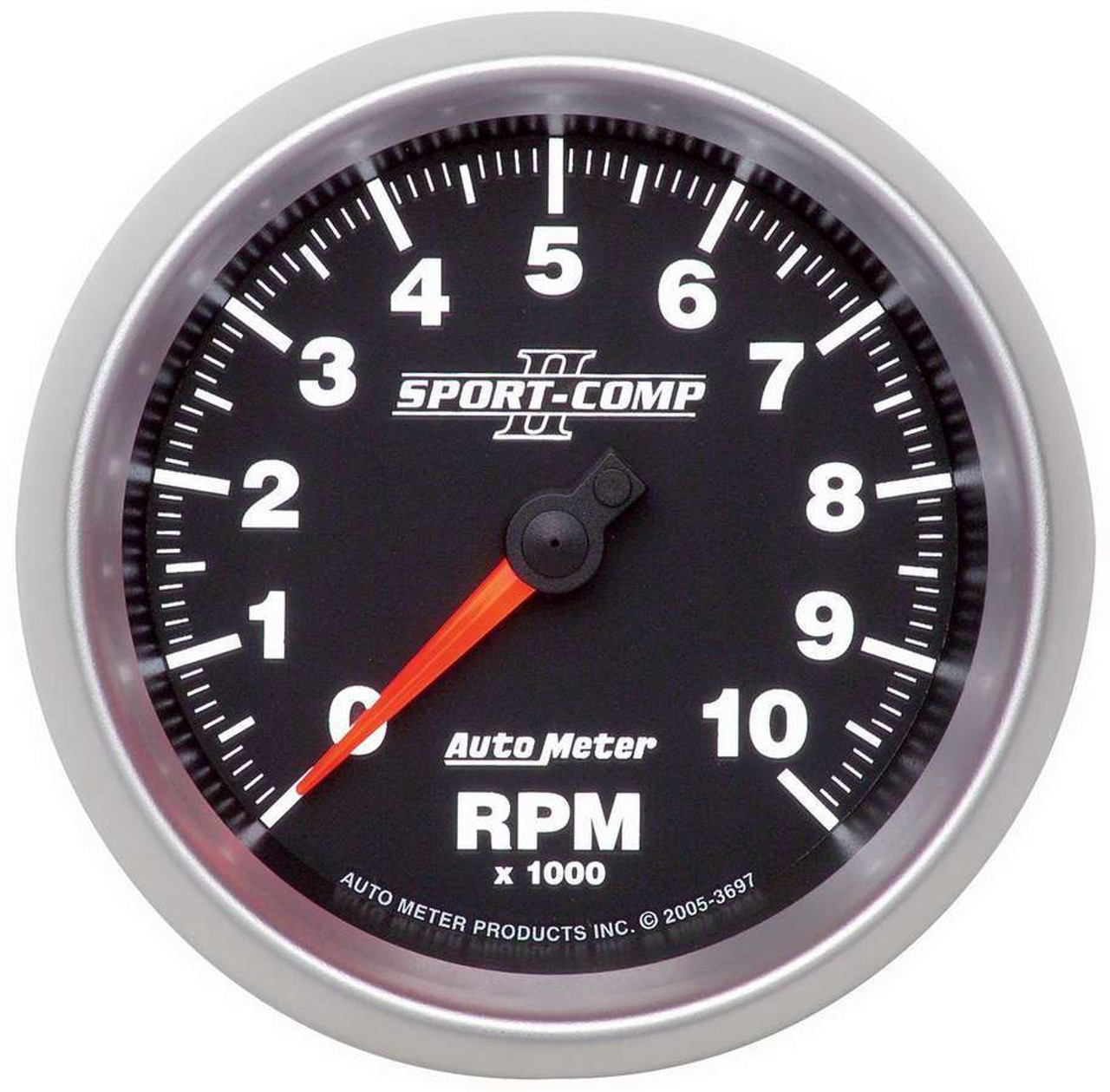 Autometer Sport-Comp II 3-3/8in 10K RPM In Dash Tachometer - 3697