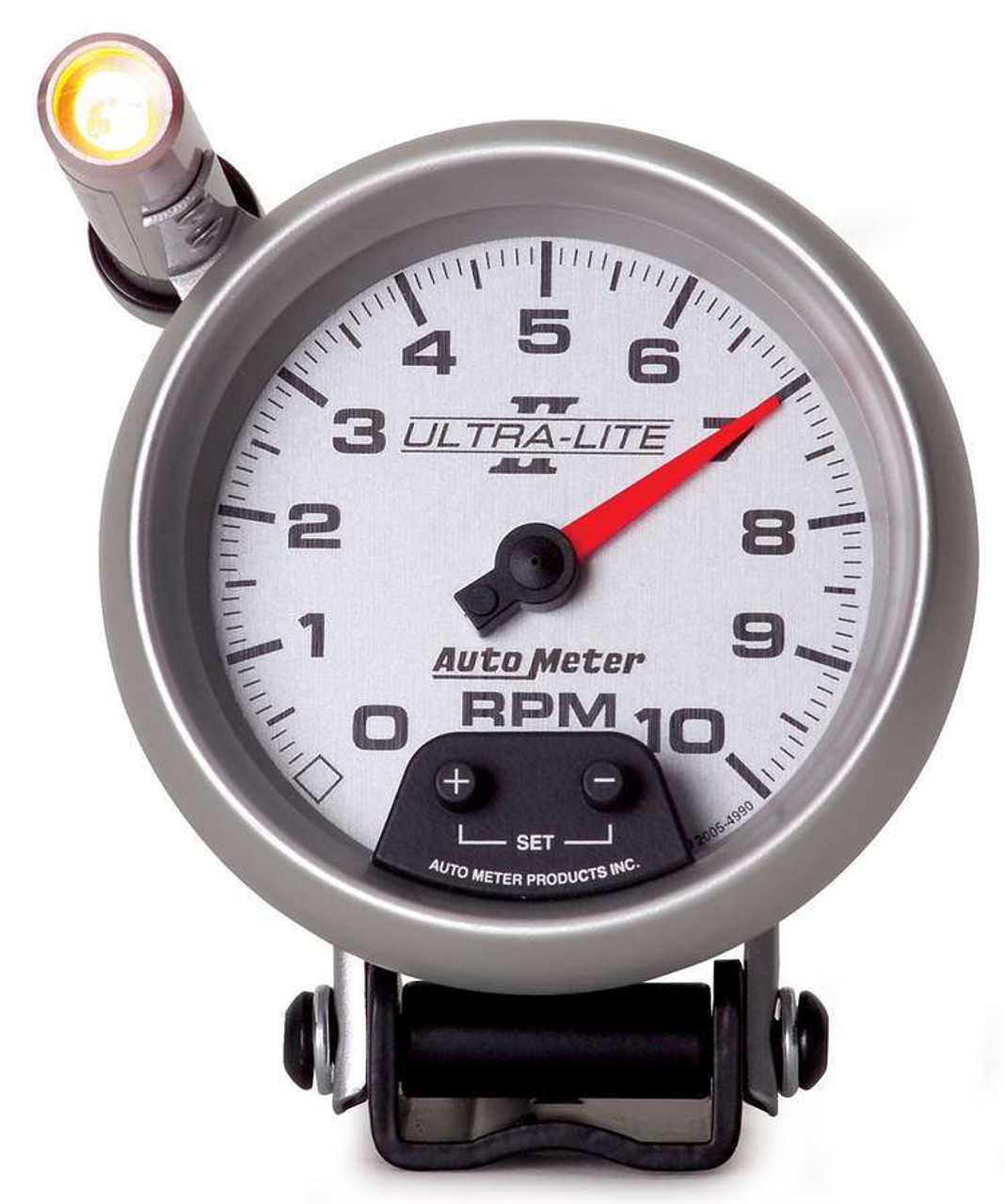 Autometer Ultra-Lite II 3-3/4in 10000 RPM Pedestal Mount Mini-Monster Tachometer - 4990