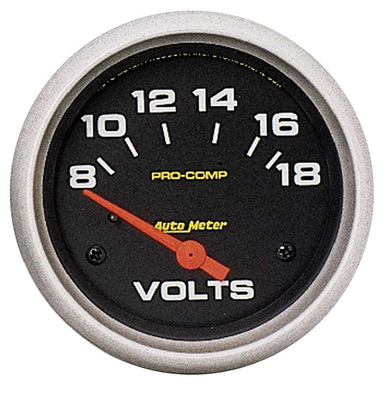 Autometer Pro Comp 8-18 Volts Short Sweep Electronic Voltmeter Gauge - 5492