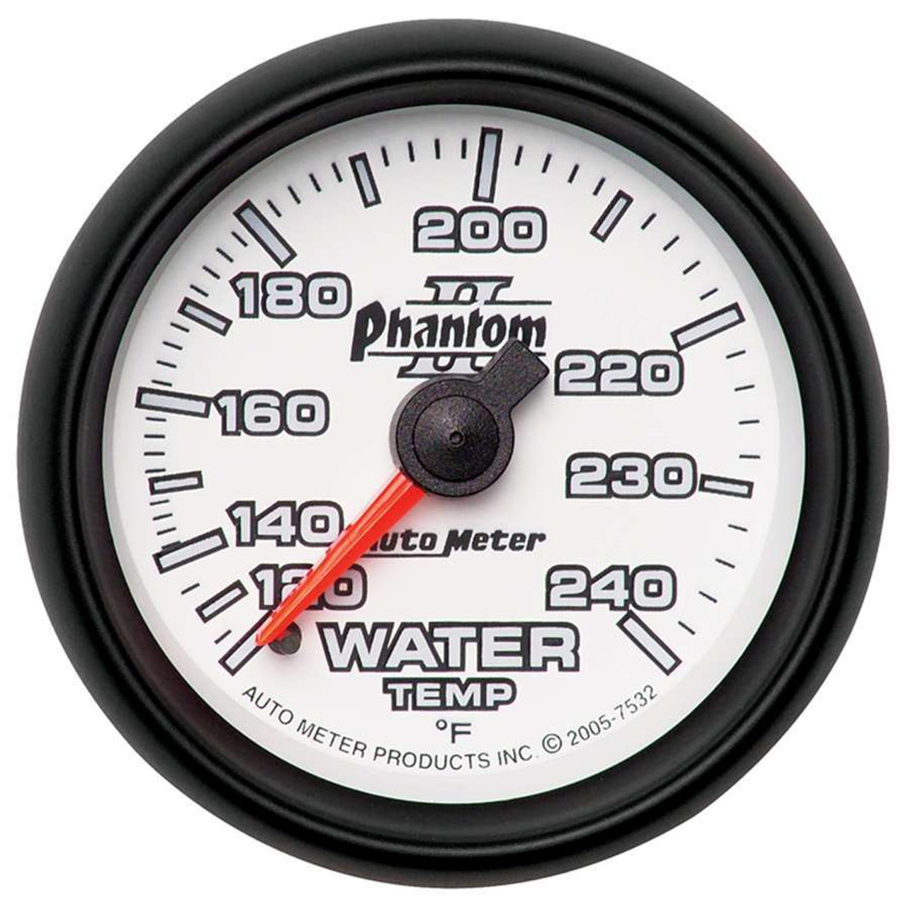 Autometer Phantom II 2-1/16in 120-240 Degree F Mechanical Water Temp Gauge - 7532