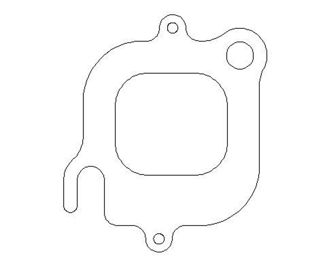 SBF MLS Exhaust Gasket Set w/Yates Heads