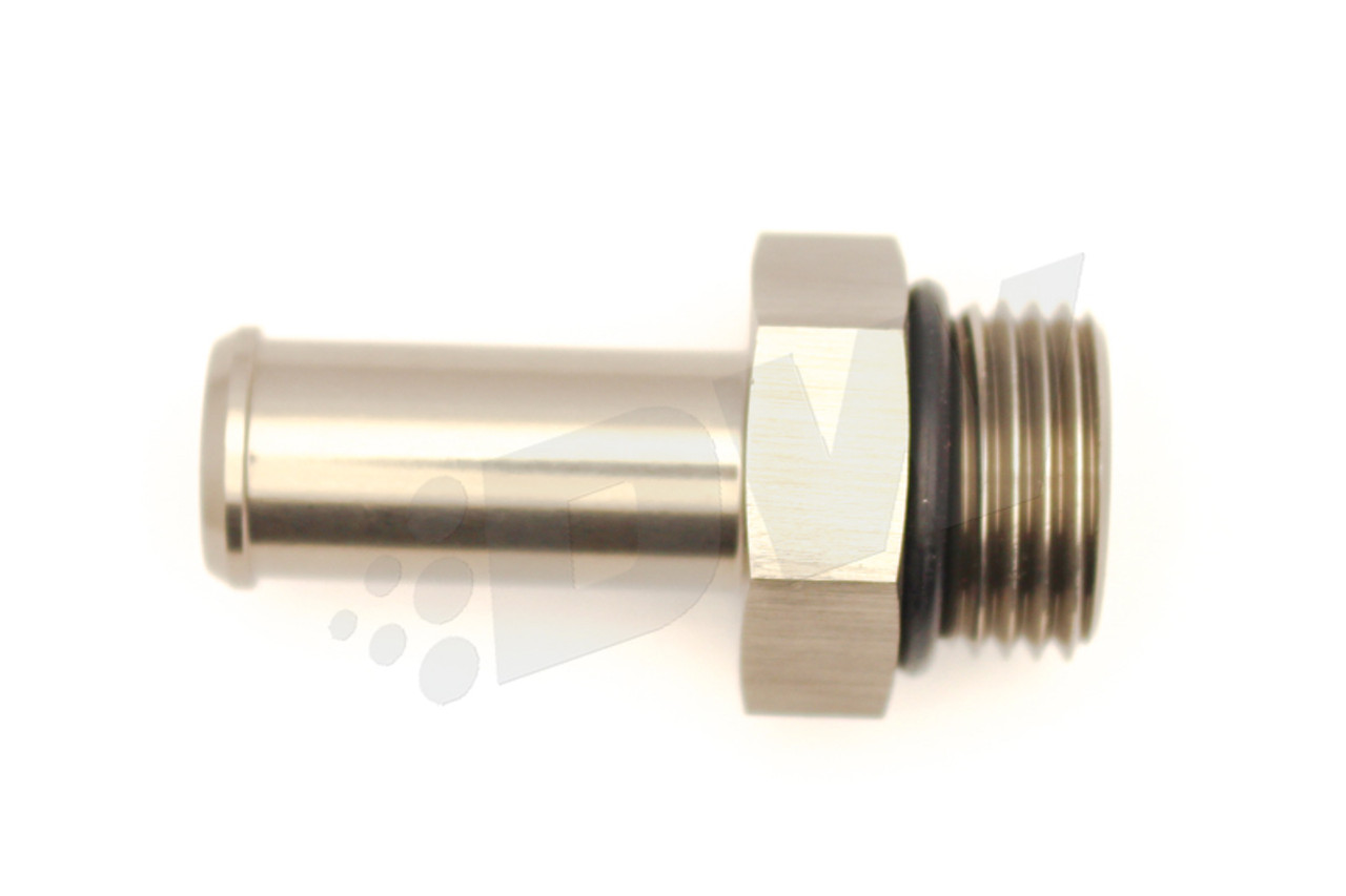 DeatschWerks 8AN ORB Male To 1/2in Barb Fitting (Single Barb - Incl O-Ring) - 6-02-0508