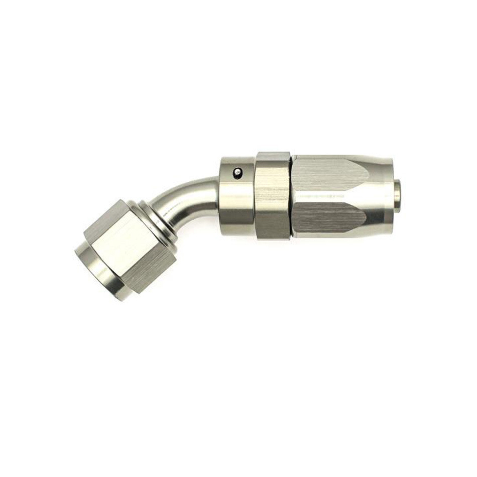 DeatschWerks 6AN Female Swivel 45-Degree Hose End CPE - 6-02-0802