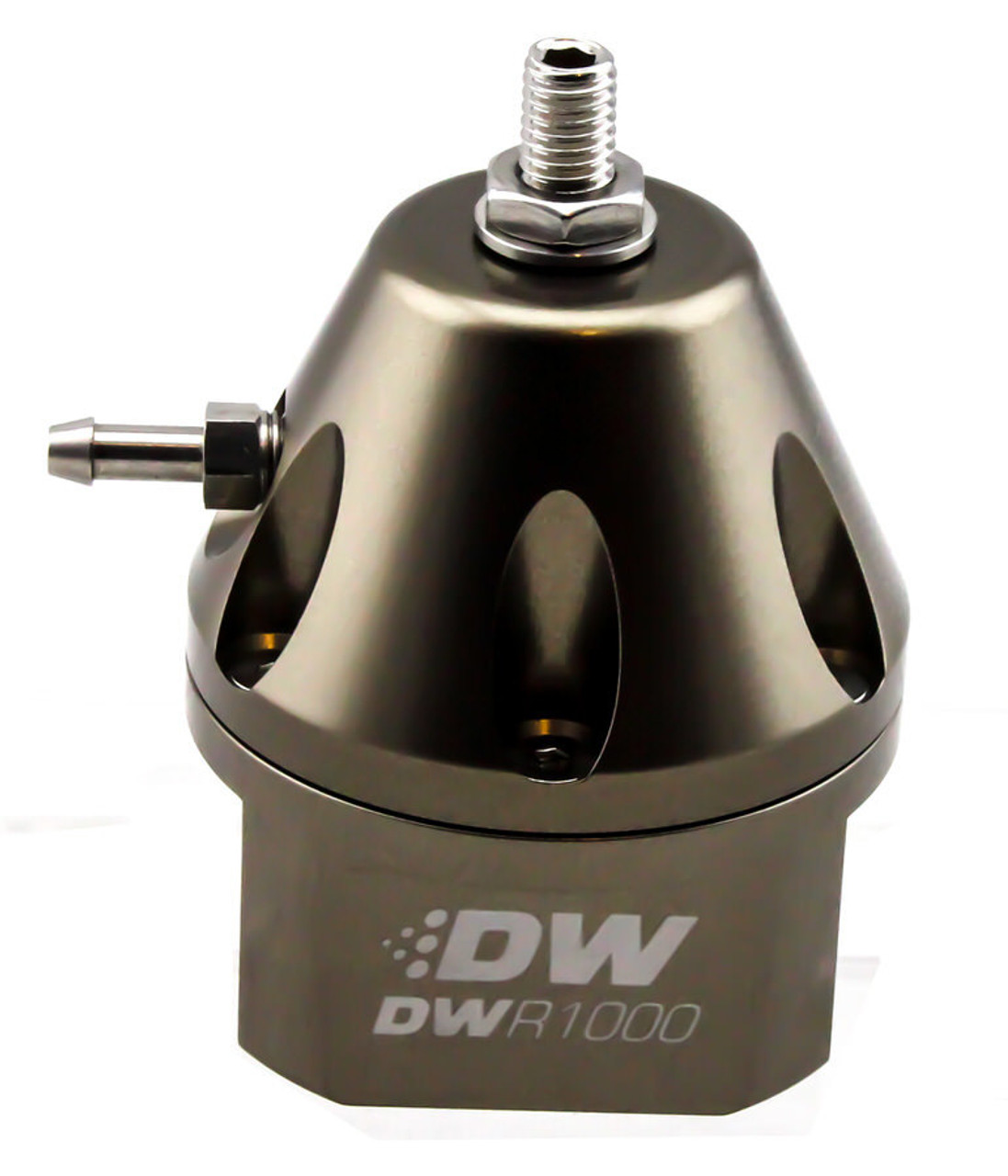 DeatschWerks DWR1000 Adjustable Fuel Pressure Regulator - Titanium - 6-1000-FRT