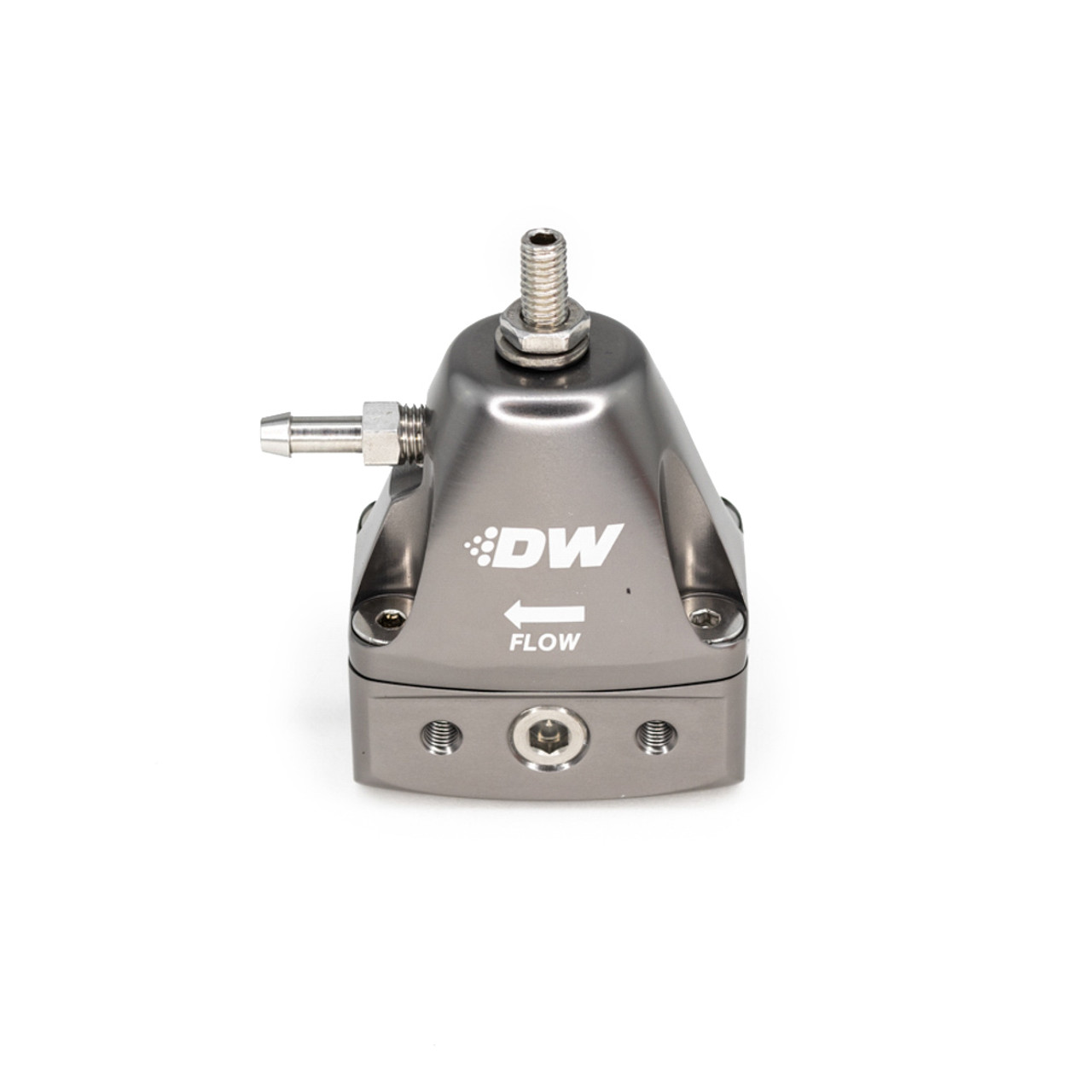 DeatschWerks DWR1000iL In-Line Adjustable Fuel Pressure Regulator - Titanium - 6-1001-FRT