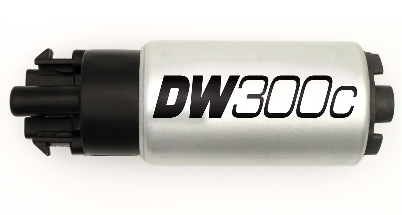 DeatschWerks 340lph DW300C Compact Fuel Pump w/ 08-14 WRX/ 08-15 STI Set Up Kit (w/ Mounting Clips) - 9-309-1008