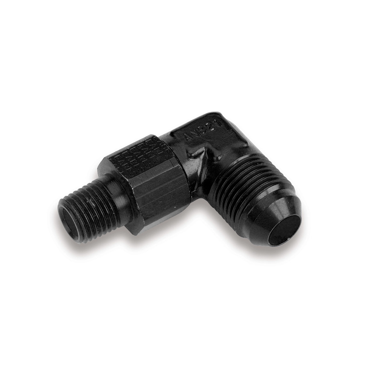 Adapter Fitting 8an Male Swvl to Male 1/2 NPT 90