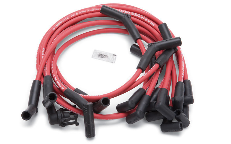 Edelbrock Spark Plug Wire Set SBF 83-96 50 Ohm Resistance Red Wire (Set of 10) - 22714