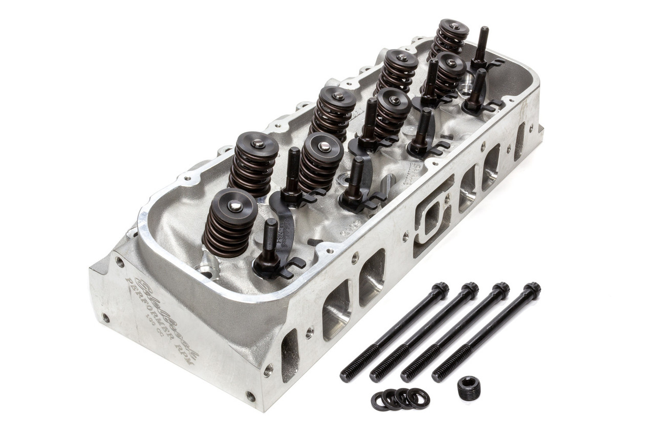 Edelbrock Cylinder Head BBC Performer RPM Oval Port 100cc Complete Single w/ Springs - 60439