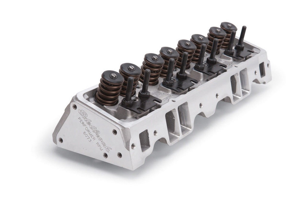 Edelbrock Single Perf RPM SBC 64cc Head Comp - 60899