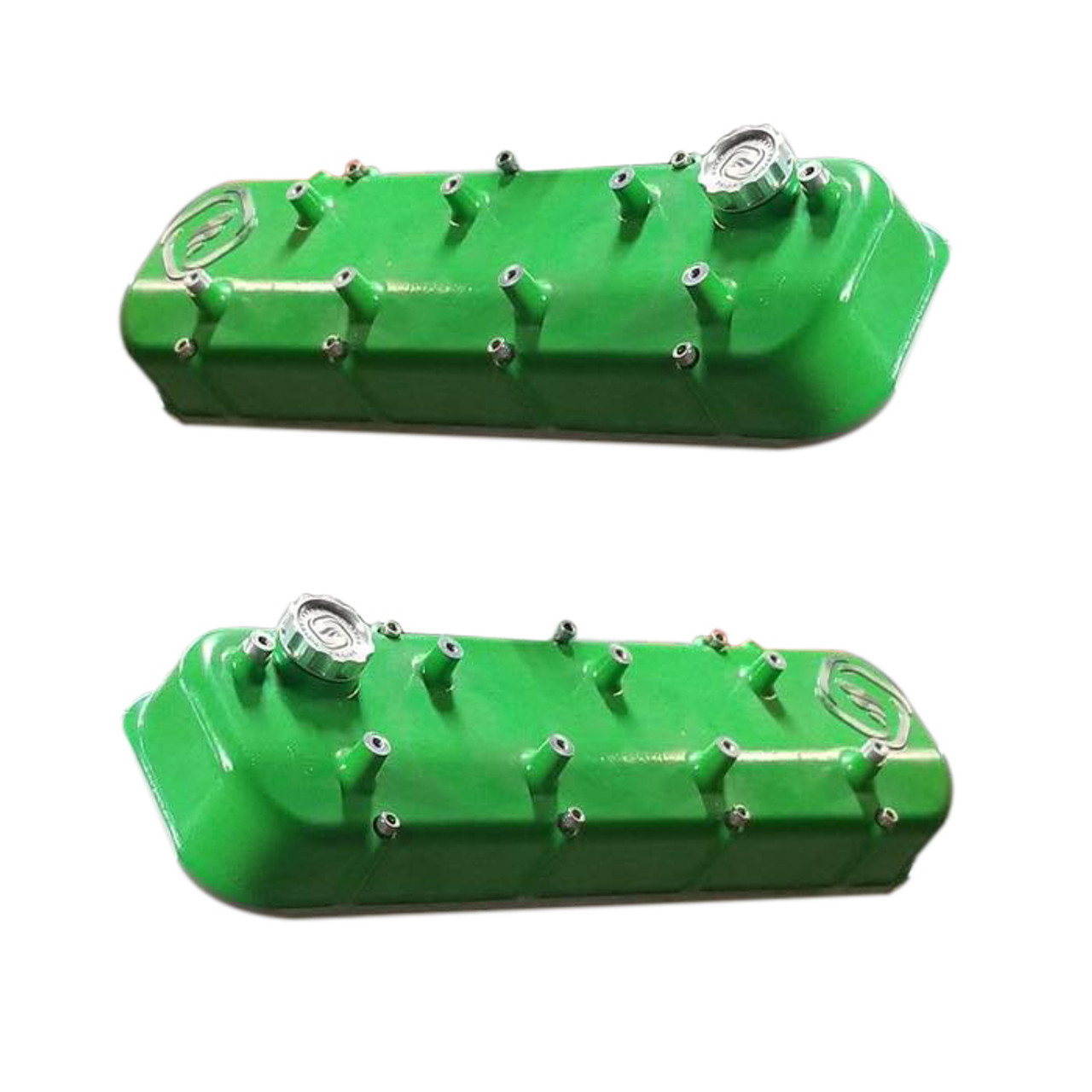 F-Series Valve Cover Set High Gloss Green Finish