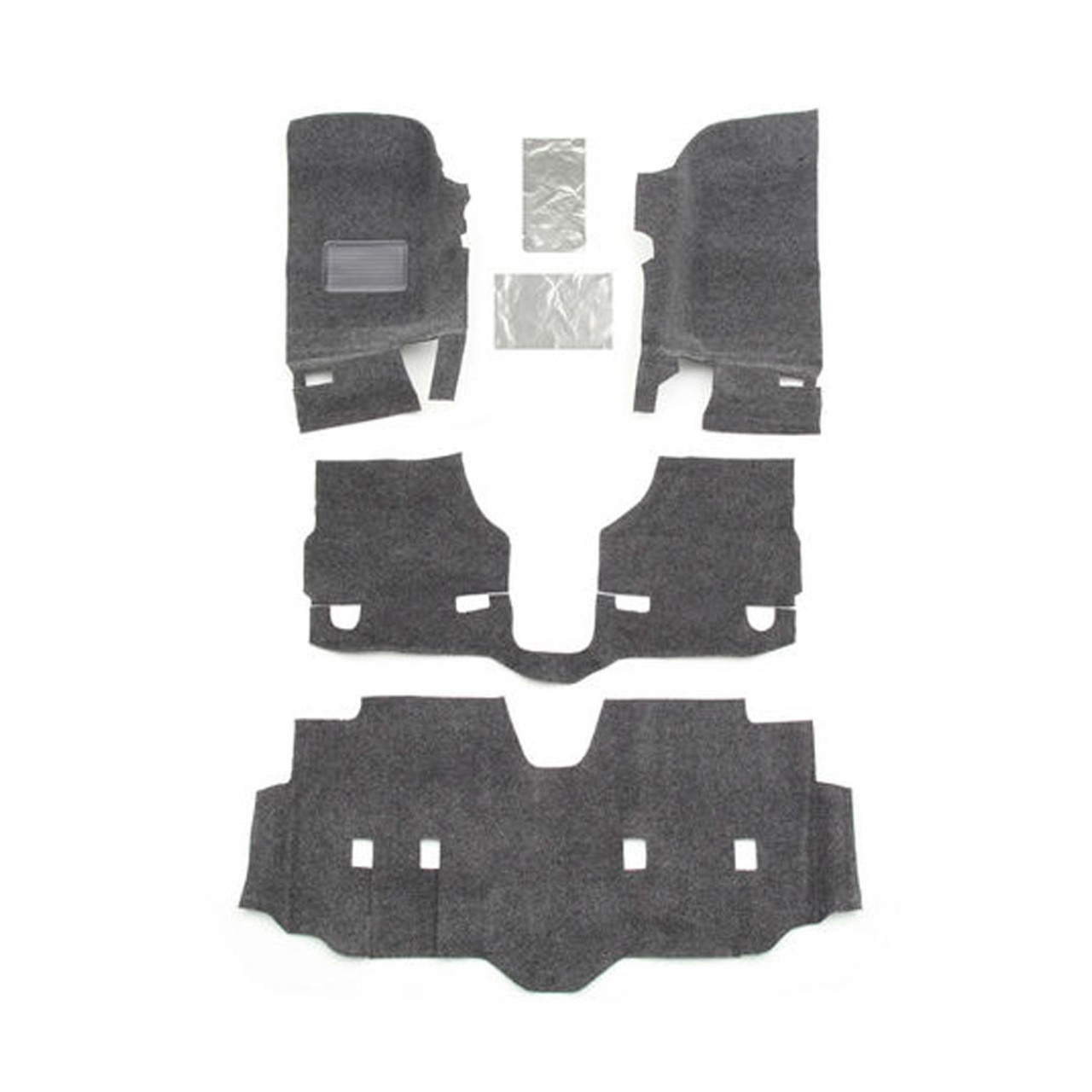 BedRug 11-16 Jeep JK Unlimited 4Dr Rear 5pc Cargo Kit (Incl Tailgate & Tub Liner) - BRJK11R4