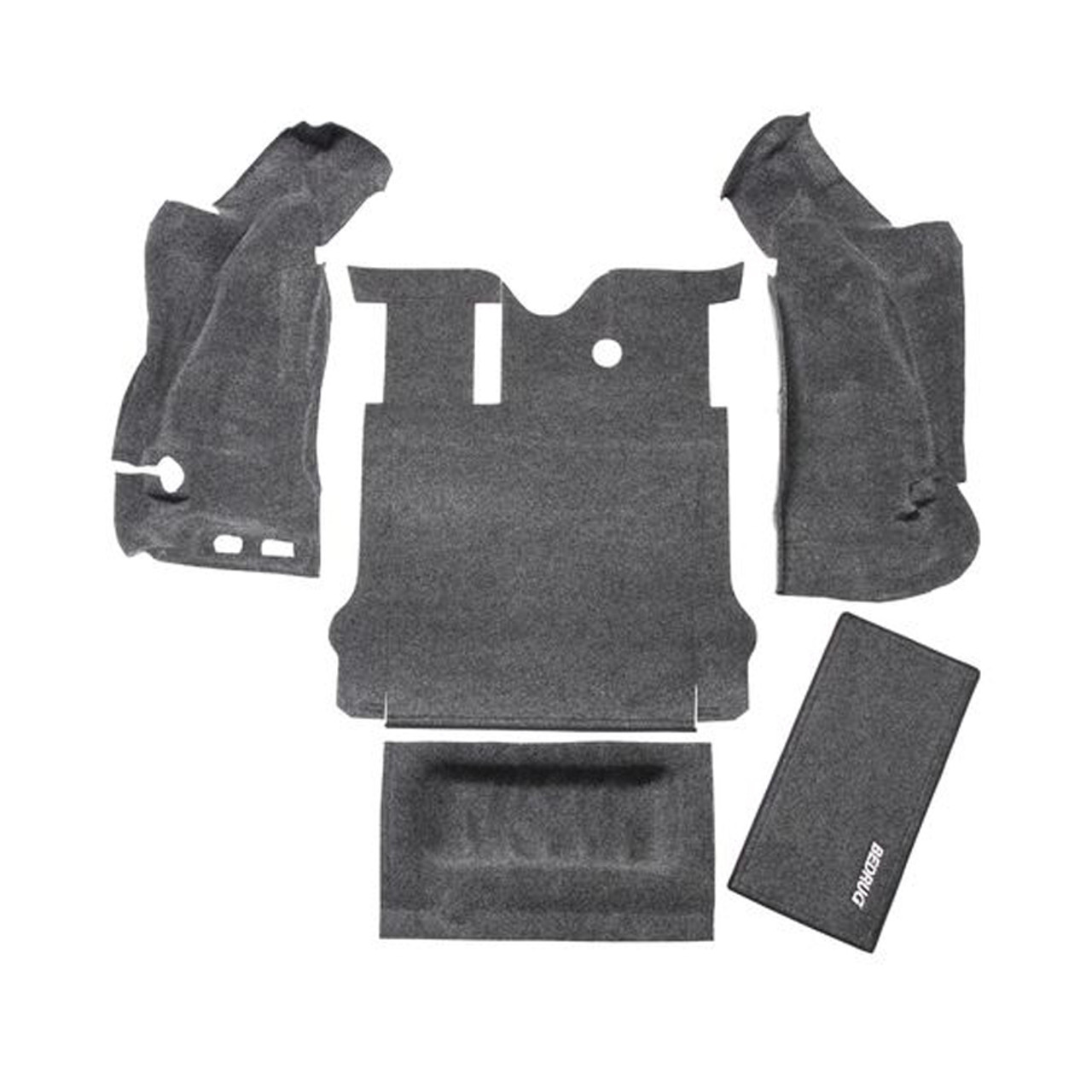 BedRug 11-16 Jeep JK 2Dr Rear 5pc Cargo Kit (Incl Tailgate & Tub Liner) - BRJK11R2