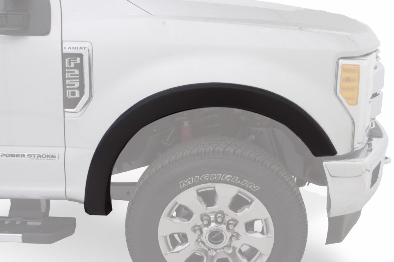 Bushwacker 08-10 Ford F-250 Super Duty Styleside OE Style Flares 4pc 81.0/96.0in Bed - Black - 20918-02