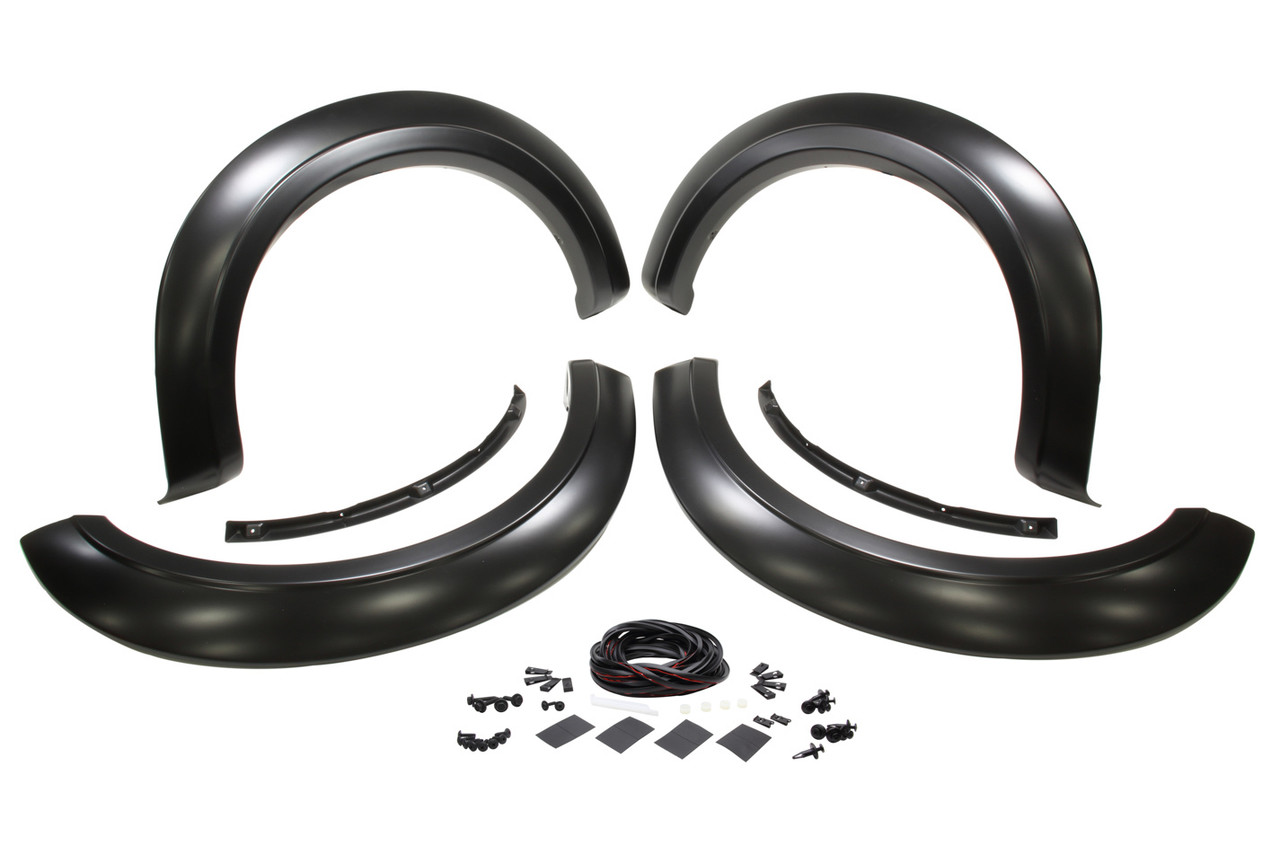 Bushwacker 09-14 Ford F-150 Styleside Extend-A-Fender Style Flares 4pc 67.0/78.8/97.4in Bed - Black - 20926-02