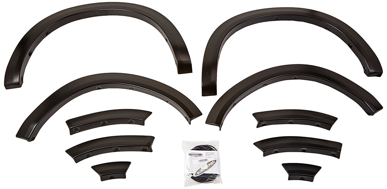 Bushwacker 09-18 Dodge Ram 1500 Fleetside OE Style Flares 4pc 67.4/76.3/96.3in Bed - Black - 50920-02