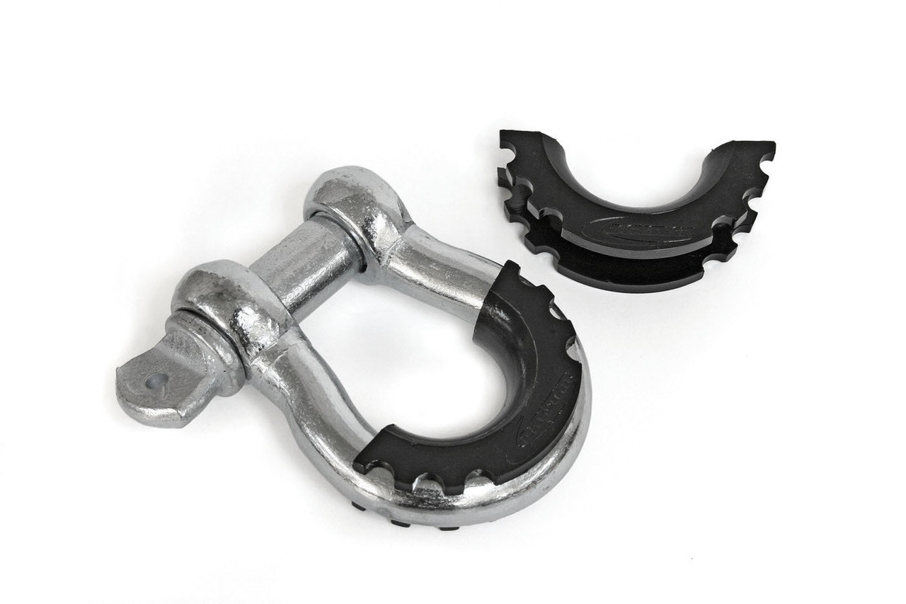 D-Ring/Shackle Isolator Black Pair