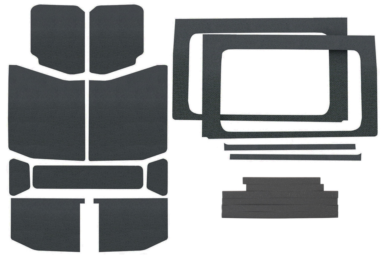 Jeep JL 4 DR 18-   Headl iner Kit Gray 13pc Comb