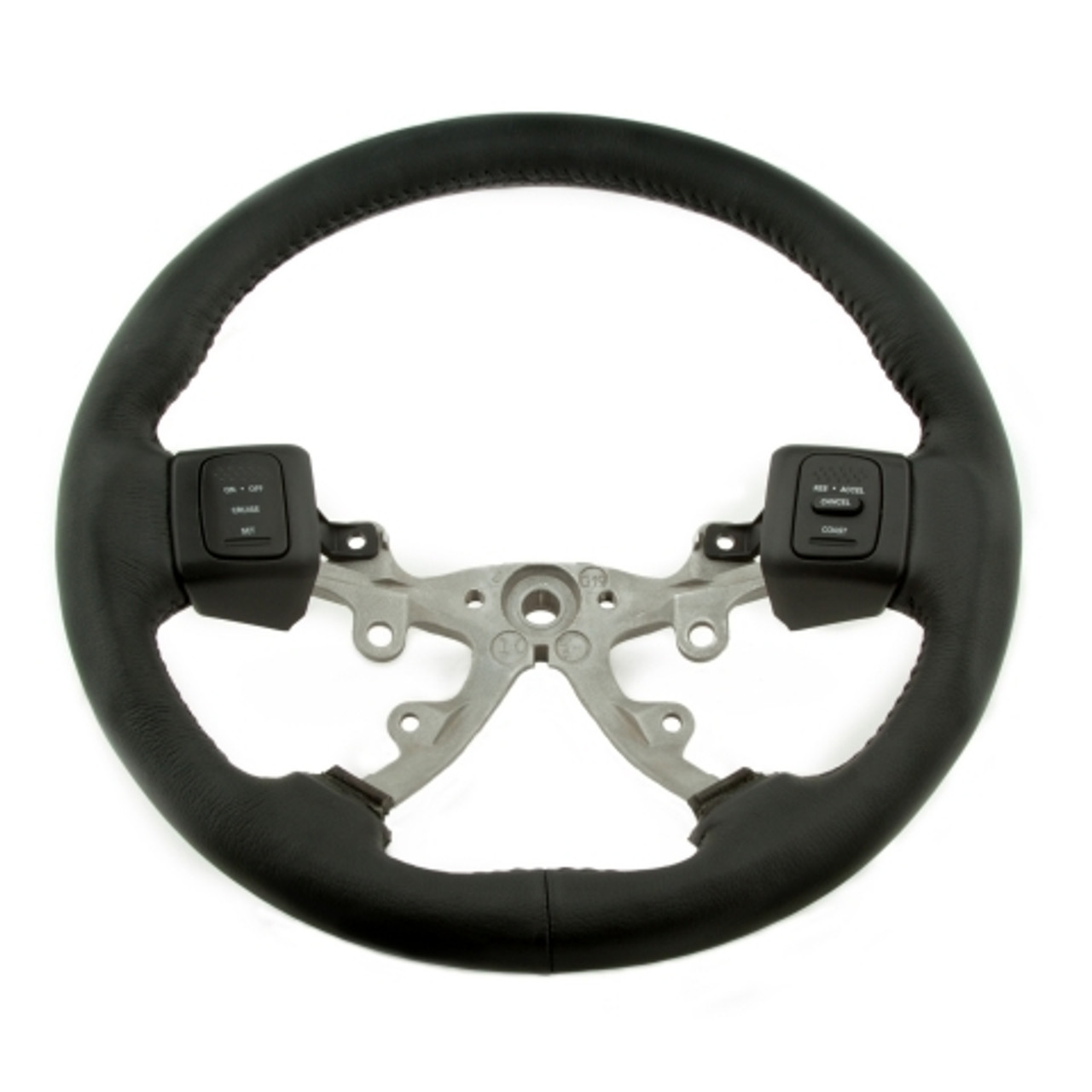 Dodge Airbag Wheel-Black Leather-Wrapped