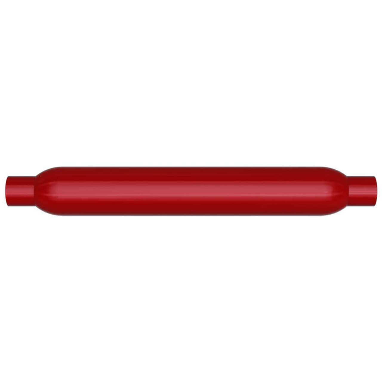 Red Pack Aluminized Muffler 3in In /Out
